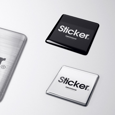 Domed Labels, printed by The Print Guys