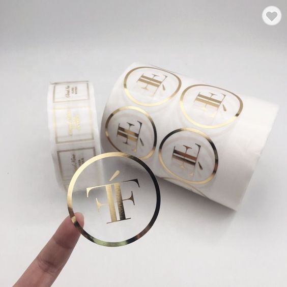 Packaging Transparent Label Stickers, printed by The Print Guys