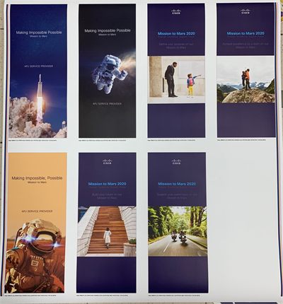 Printed work produced by The Print Guys, project 19