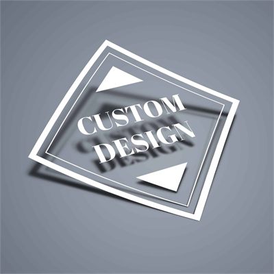 Transparent Stickers with White Ink